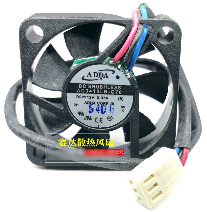 ADDA AD0412LB-G76 12V 0.07A 3wires Cooling Fan ADDA AD0412LB-G76 12V 0.07A 3wires Cooling Fan